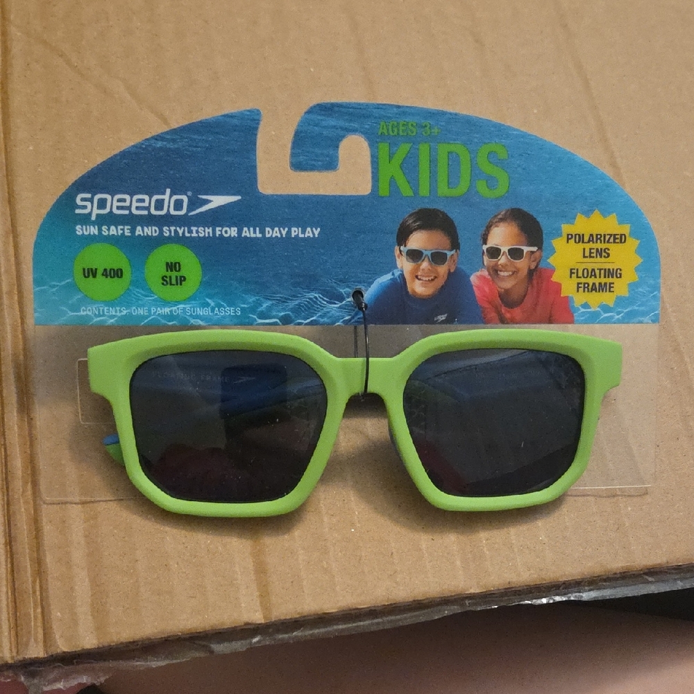 Speedo Kids Lime Green Sunglasses